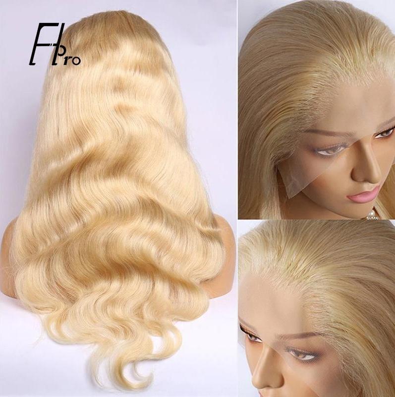 13x4 Lace Front Wig 26 Inch Body Wave 613# Blonde Wig